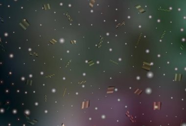 Dark Pink, Green vector pattern in Christmas style. Colorful illustration with Christmas simbols and signs. Pattern for ads, poster, banner of books.