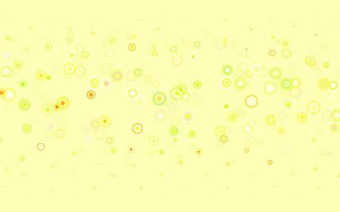 Açık yeşil, diskli kırmızı vektör dokusu. Renkli su damlaları olan modern soyut çizimler. Marka kitabınız için yeni şablon.