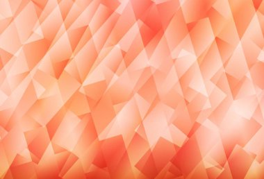 Eşkenar dörtgenli açık kırmızı vektör arkaplanı. Soyut arkaplanda dikdörtgenler ve renkli gradyanlar. Şablon bir arkaplan olarak kullanılabilir.