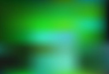 Açık Yeşil Vektör soyut düzeni. Gradyan ile modern soyut çizim. Web siteniz için bulanık tasarım.