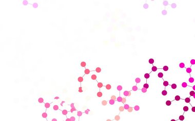 Yapay zeka verileriyle ışık çok renkli vektör arkaplanı. Parlak renkli bir illüstrasyon ve yapay zekanın gerçek yapısı. Siber yeniliklerin tasviri için tasarım.