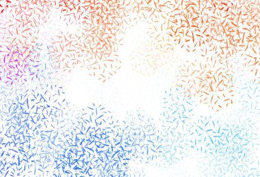 Açık yeşil, keskin çizgileri olan kırmızı vektör deseni. Bulanık dekoratif tasarım basit bir şekilde çizgilerle. Reklamlar, posterler, afişler için desen.