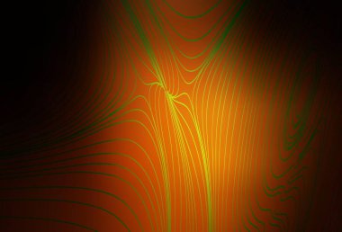 Eğri çizgileri olan koyu kırmızı vektör arka plan. Eğimli çizgileri olan zarif parlak bir illüstrasyon. Broşürler, broşürler için doku.