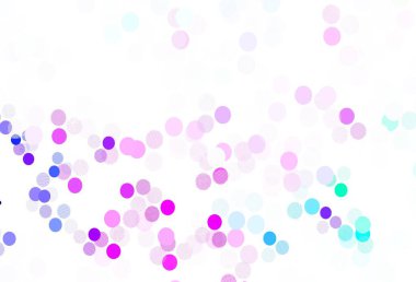 Küresel ışık çok renkli vektör deseni. Renkli su damlaları olan modern soyut çizimler. Duvar kağıtlarının dokusu için desen.