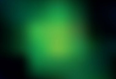 Koyu yeşil vektör renkli bulanık arkaplan. Görüntü stili ve gradyanı olan yeni renkli çizimler. İş tasarımınız için yeni biçim.