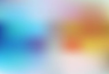 Açık mavi, sarı vektör bulanık ve renkli desen. Görüntü tarzında tamamen yeni bir renkli çizim. Tasarımının yeni yolu.