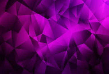 Koyu pembe vektör soyut çokgen şablon. Çokgen biçiminde, gradyan ile renkli çizimler. Marka kitabınız için yeni şablon.