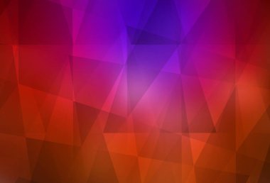 Koyu pembe, kırmızı vektör eğimli üçgen dokusu. Üçgenli renkli soyut çizimler. Web siteniz için yeni bir doku.