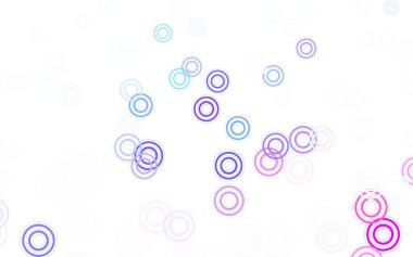 Noktalı ışık çok renkli vektör arkaplanı. Bulanık dekoratif tasarım baloncuklu soyut tarzda. Poster ve web siteleri için tasarım.