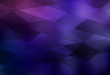 Kare şeklinde koyu mor vektör deseni. Dikdörtgenleri ve kareleri olan güzel bir çizim. Web siteleri için şablon kullanılabilir.