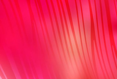 Açık Kırmızı, bükülmüş çizgileri olan sarı vektör şablonu. Basit bir şekilde yepyeni renkli bir tasvir. Tasarımınız için desen.