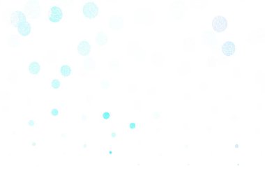 Disklerle hafif BLUE vektör dokusu. Parlak renkli soyut çemberlerin olduğu bir resim. Poster ve web siteleri için tasarım.