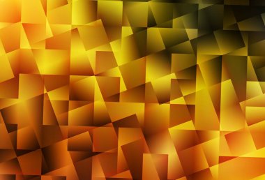 Koyu Turuncu vektör eğimli şablon. Üçgenli modern soyut çizim. Arkaplanlarınız için desenli desen.