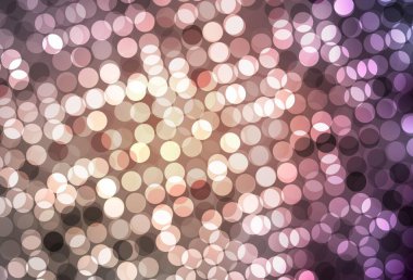 Lekeli koyu pembe vektör arka plan. Soyut arka planda bulanık kabarcıklar ve renkli gradyan. Reklamlar, broşürler için desen.