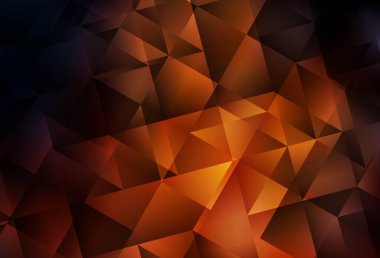 Koyu kırmızı vektör çokgen arkaplan. Yarım ton şeklinde, üçgenli yaratıcı illüstrasyon. İşiniz için yepyeni bir tasarım..