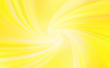 Eğri çizgileri olan açık sarı vektör arkaplan. Çağdaş gradyan soyut çizgileri olan çizimler. Reklamlarınız, posterleriniz, afişleriniz için yepyeni bir tasarım..