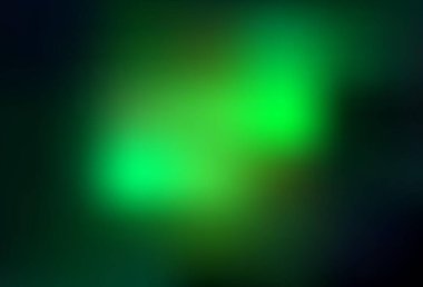 Koyu yeşil vektör parlak deseni bulanıklaştırdı. Soyut ve gradyan renkte renkli çizimler. Çalışmalarınız için akıllı tasarım.