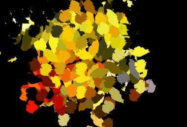 Koyu pembe, rastgele şekilli sarı vektör deseni. Rastgele şekillerle soyut tarzda dekoratif tasarım. Web siteniz için basit tasarım.