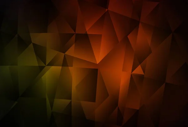 Dunkelroter Vektor Polygonaler Hintergrund Kreative Illustration Halbtonstil Mit Dreiecken Texturierte — Stockvektor