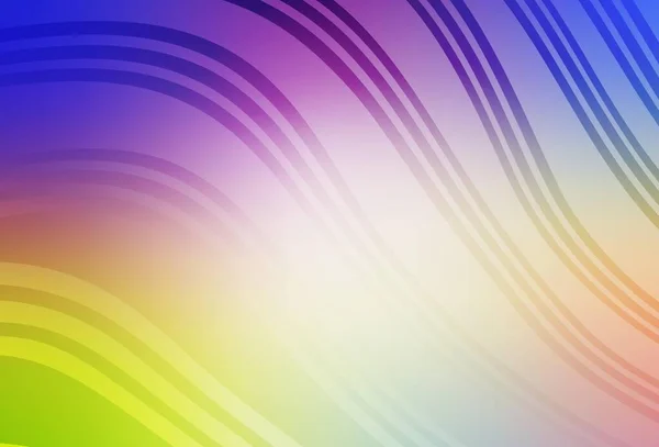 Fond Vectoriel Multicolore Clair Avec Lignes Illustration Dégradée Colorée Dans — Image vectorielle