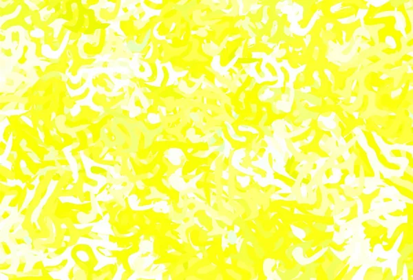 浅绿色 黄色矢量背景与孟菲斯形状 现代抽象的图解与彩色的随机形式 壁纸精美的设计 — 图库矢量图片