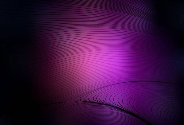 Modèle Vectoriel Violet Foncé Avec Des Lignes Courbes Illustration Colorée — Image vectorielle