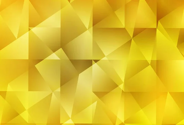 Lichtgele Vector Polygon Abstracte Layout Kleurrijke Illustratie Abstracte Stijl Met — Stockvector