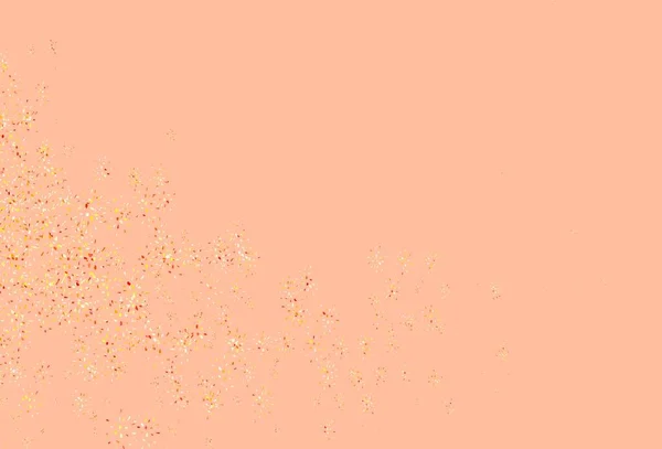 Light Yellow Vector Texture Disks Blurred Bubbles Abstract Background Colorful — 스톡 벡터