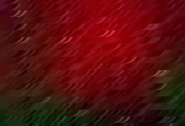 Dunkelgrüne Rote Vektorschablone Mit Chaotischen Formen Dekorative Gestaltung Abstrakten Stil — Stockvektor