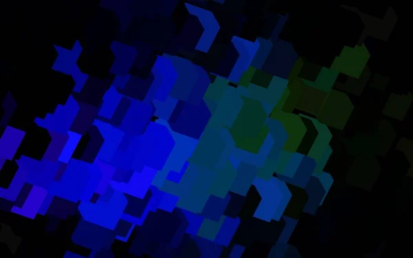 Tmavé Vícebarevné Pozadí Obdélníky Dekorativní Design Abstraktním Stylu Obdélníky Vzor — Stockový vektor