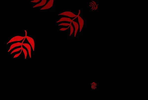 葉と濃い赤ベクトルのドアのレイアウト 葉とインドスタイルの鮮やかな装飾的なデザイン ウェブサイト バナーのためのテクスチャパターン — ストックベクタ