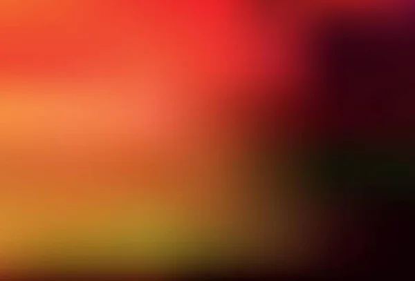 Темно Красный Желтый Вектор Размыт Творческая Иллюстрация Полутоновом Стиле Градиентом — стоковый вектор