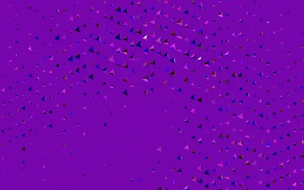 Dark Purple Fondo Vectorial Rosa Con Triángulos Diseño Decorativo Estilo — Vector de stock