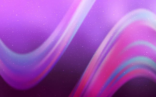 浅粉色矢量布局与宇宙恒星 闪烁着五彩斑斓的宇宙之星的抽象图解 宇宙背景模板 — 图库矢量图片