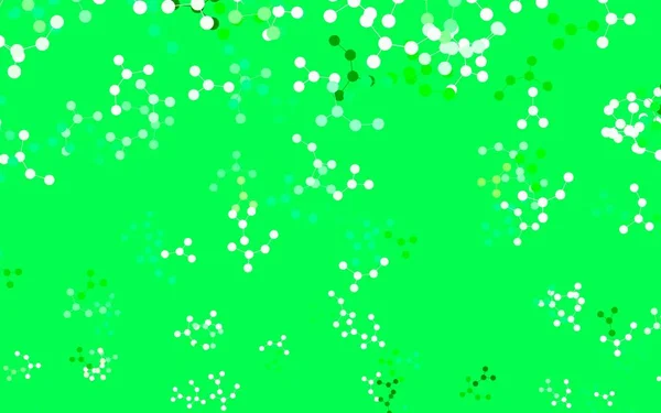 Fondo Vectores Light Green Con Datos Inteligencia Artificial Ilustración Brillante — Archivo Imágenes Vectoriales