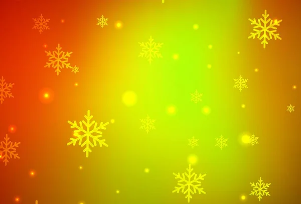 ダークレッド クリスマススタイルのイエローベクトルパターン グラデーションのクリスマス要素を持つスマートイラスト ポスター 書籍のバナーのパターン — ストックベクタ