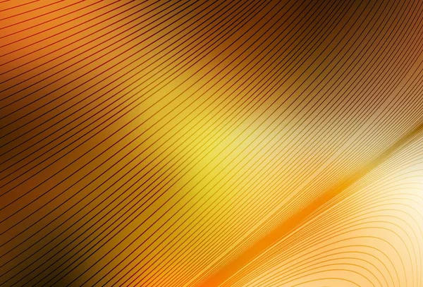 Hellorange Vektorschablone Mit Schiefen Linien Moderne Gradient Abstrakte Illustration Mit — Stockvektor