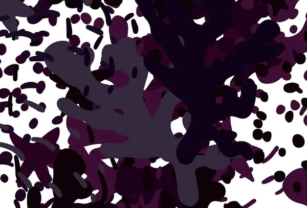 Темно Фиолетовый Векторный Узор Случайных Форм Простая Красочная Иллюстрация Абстрактными — стоковый вектор