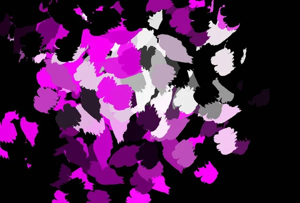 Dark Pink Vector Backdrop Memphis Shapes Σύγχρονη Αφηρημένη Απεικόνιση Πολύχρωμες — Διανυσματικό Αρχείο