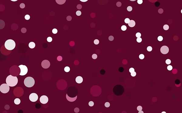 暗粉色矢量红色图案的几何图形 五彩斑斓的马赛克旗帜 带有彩色圆盘的几何背景 — 图库矢量图片