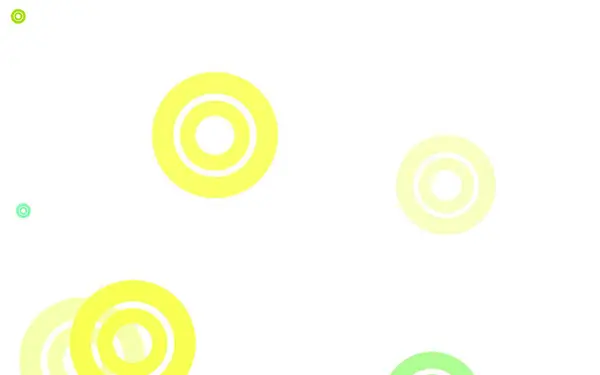 Light Green Yellow Vector Background Spots Modern Abstract Illustration Colorful — Wektor stockowy