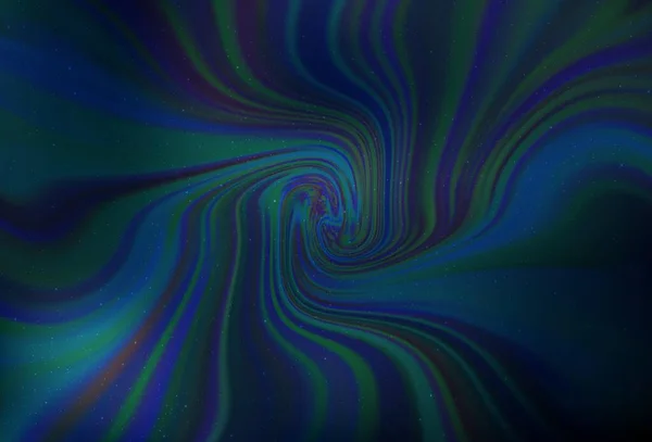 Темний Blue Векторний Шаблон Космічними Зірками Сучасна Абстрактна Ілюстрація Зірками — стоковий вектор