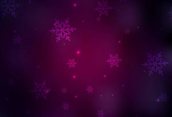 Fondo Vectorial Dark Pink Estilo Navideño Modernas Formas Abstractas Del — Vector de stock