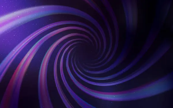 Dark Purple Vector Pattern Night Sky Stars Blurred Decorative Design — Wektor stockowy