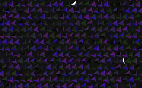 Koyu pembe, yeşil vektör arkaplan, çizgiler, üçgenler. Soyut arkaplanda renkli eğimli üçgenler. Kartvizitiniz için modern tasarım.