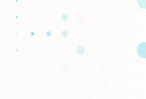 Світло Блакитна Жовта Векторна Текстура Дисками Красива Кольорова Ілюстрація Розмитими — стоковий вектор