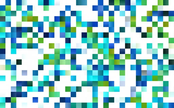 浅蓝色矢量低聚类背景 具有多边形图案的样品 具有重复方块的多边形样式的说明 — 图库矢量图片