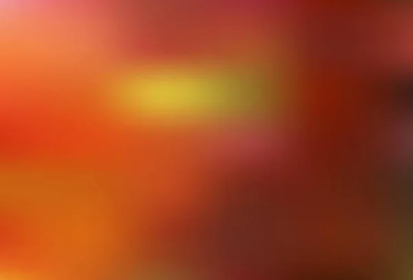 Světle Oranžový Vektor Barevné Rozmazané Pozadí Barevná Abstraktní Ilustrace Přechodem — Stockový vektor