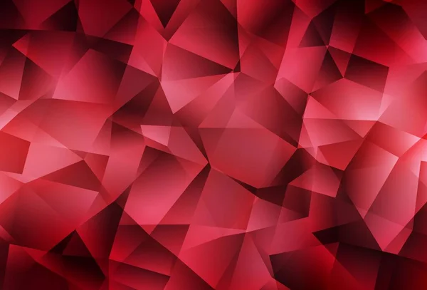 Світло Червоний Вектор Абстрактний Мозаїчний Фон Креативна Геометрична Ілюстрація Стилі — стоковий вектор