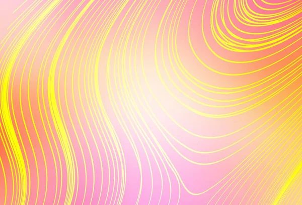 Rosa Claro Vector Amarillo Difuminado Textura Brillante Una Elegante Ilustración — Vector de stock